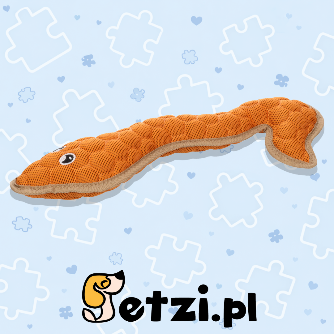 FLAMINGO TOY MESCI SNAKE ORANGE 41X15X5CM