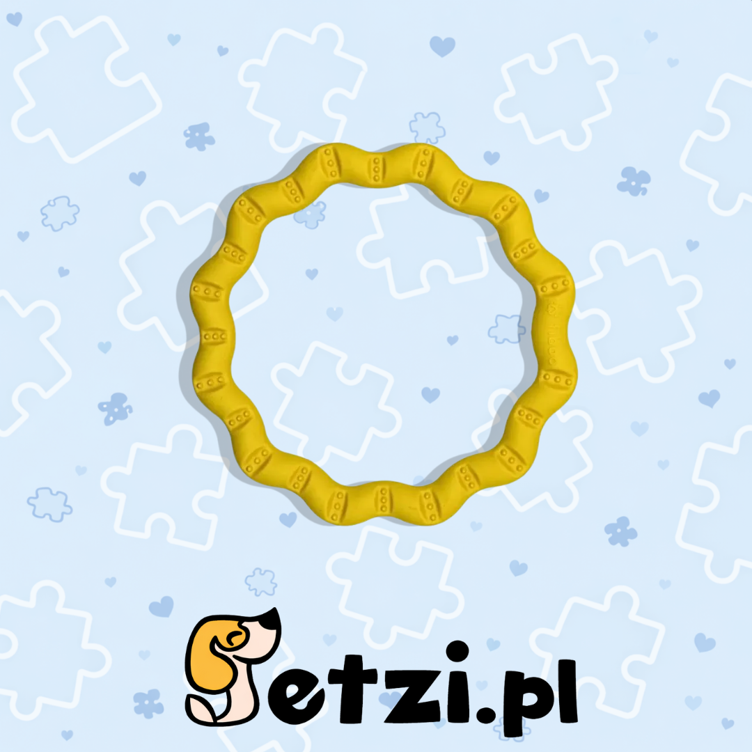 FIBOO FRINGOO – ŻÓŁTY Ø 18 CM ZABAWKA 2 W 1