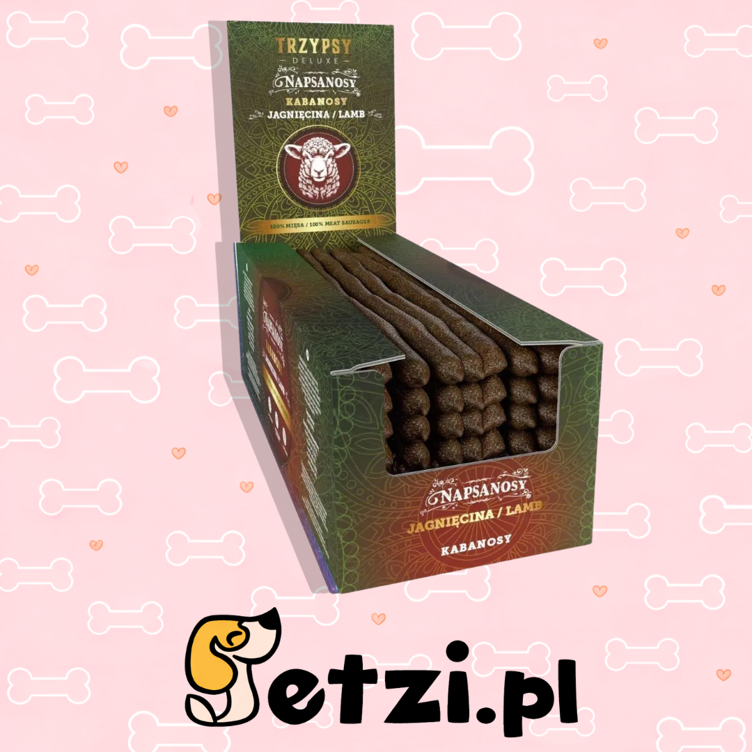 TRZYPSY NAPSANOSY NA DŁUGO Z JAGNIĘCINY 1SZT