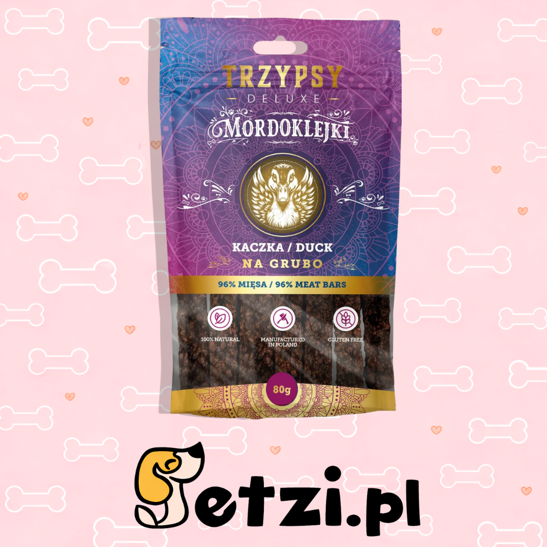 TRZYPSY MORDOKLEJKI NA GRUBO Z KACZKI 80G