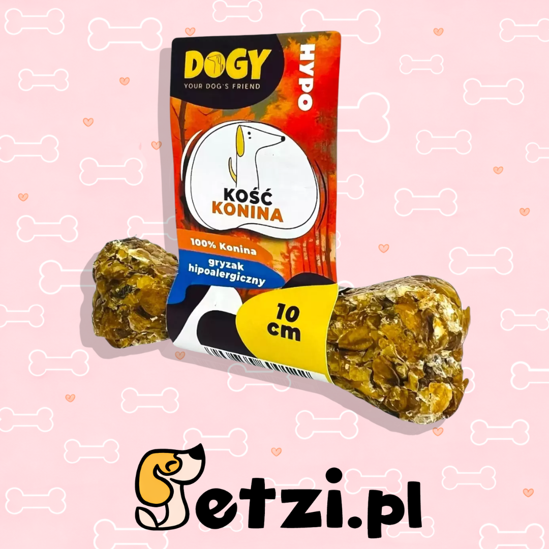 DOGY HYPO KOŚĆ Z KONINY 10CM