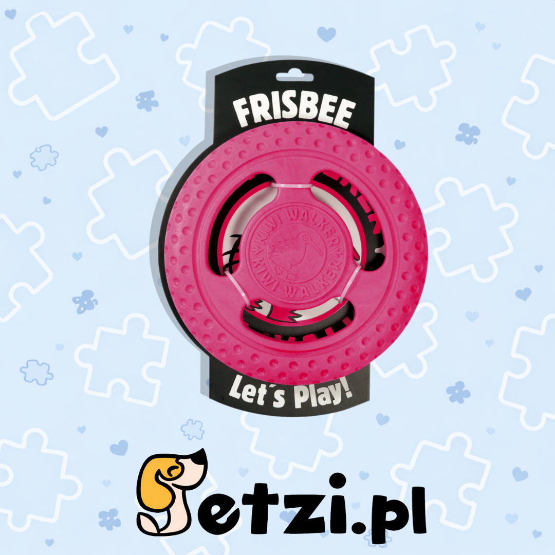 KIWI WALKER LET'S PLAY! FRISBEE MAXI RÓŻOWY