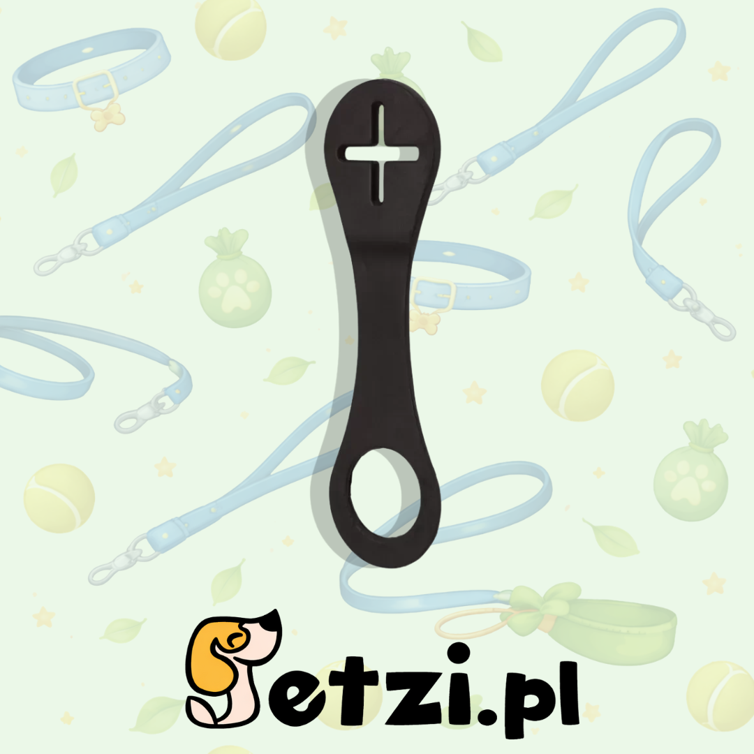 TRIXIE UCHWYT DOG PICK UP NA WORECZKI NA ODCHODY, 14 × 4 CM, CZARNY