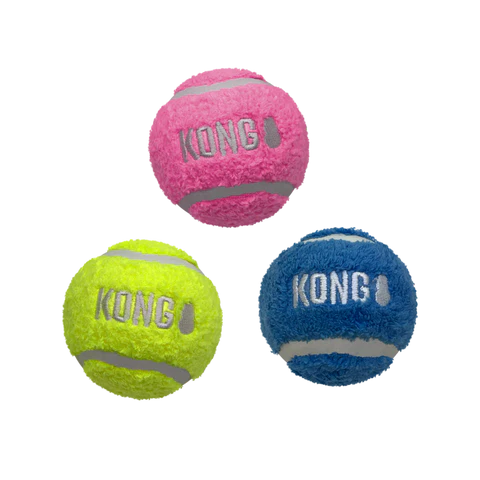 KONG SPORT SOFTIES BALLS 3-PK ASSORTED MD