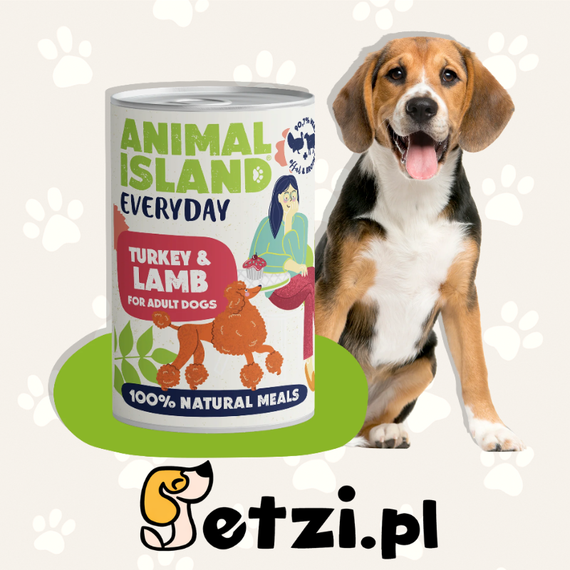 ANIMAL ISLAND MOKRA KARMA DLA PSA EVERYDAY INDYK JAGNIĘCINA 400G
