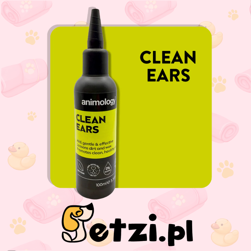 ANIMOLOGY CLEAN EARS - PREPARAT DO CZYSZCZENIA USZU