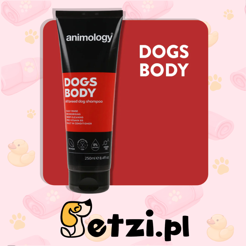 ANIMOLOGY DOGS BODY SHAMPOO - UNIWERSALNY SZAMPON DLA PSÓW