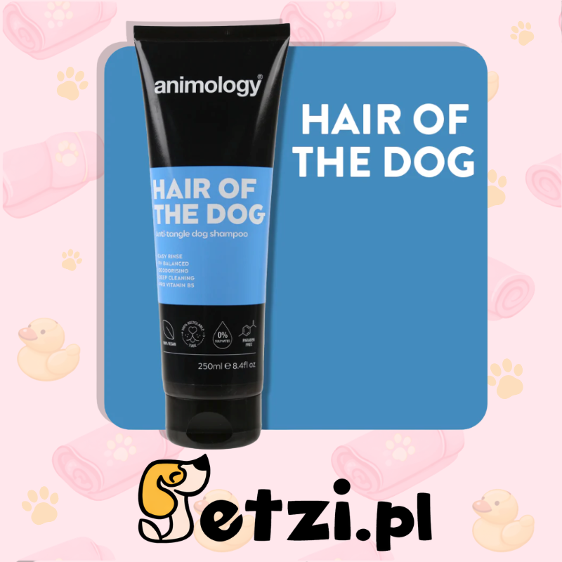 ANIMOLOGY HAIR OF THE DOG SHAMPOO - SZAMPON UŁATWIAJĄCY ROZCZESYWANIE SIERŚCI