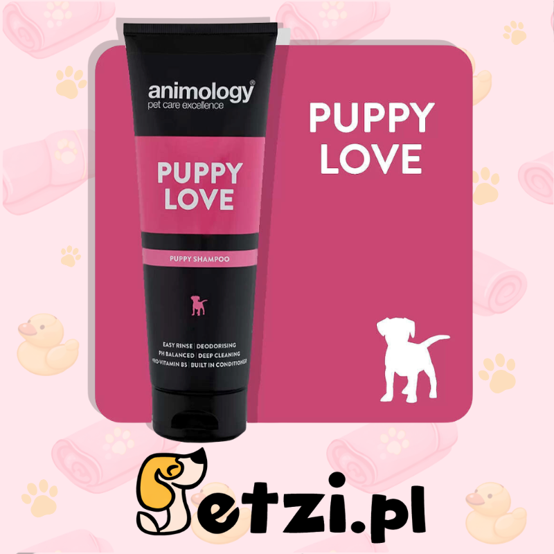 ANIMOLOGY PUPPY LOVE SHAMPOO 250ML - DELIKATNY SZAMPON DLA ZWIERZĄT