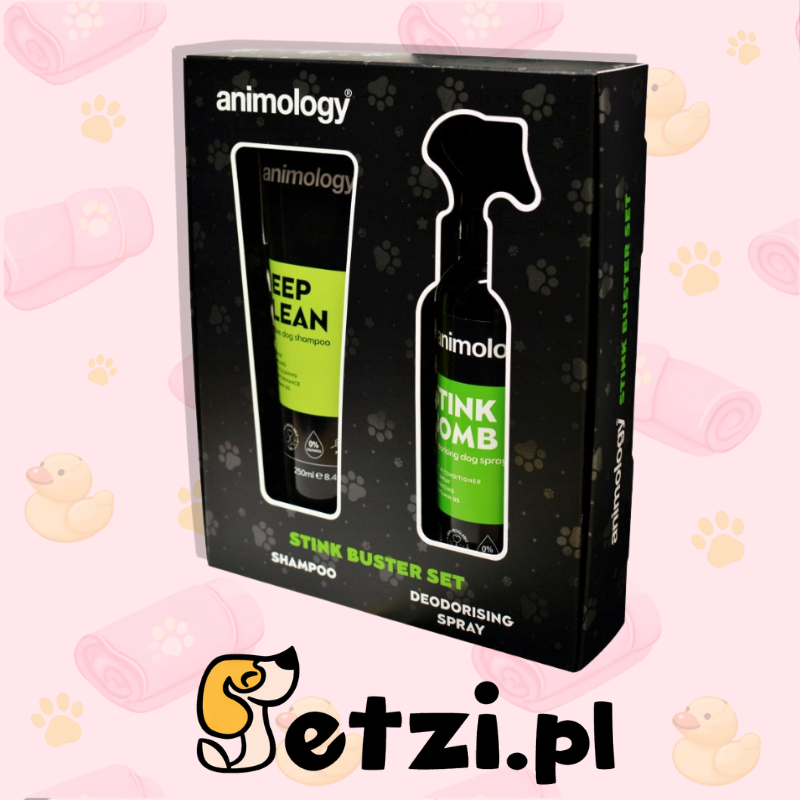 ANIMOLOGY STINK BUSTER SET - ZESTAW KOSMETYKÓW NEUTRALIZUJĄCYCH BRZYDKIE ZAPACHY