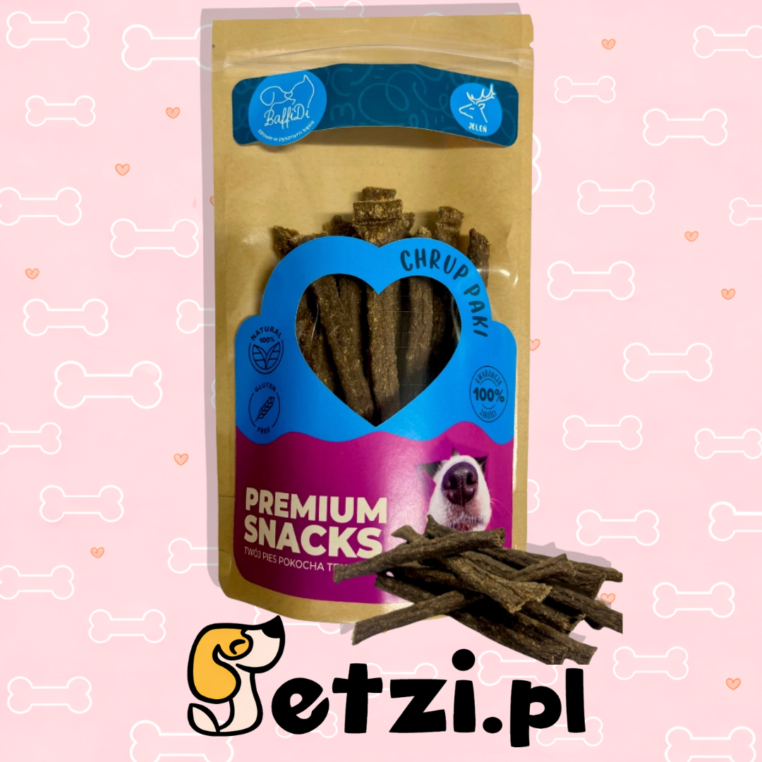BAFFIDI CHRUPPAKI PRZYSMAKI DLA PSA JELEŃ 100G