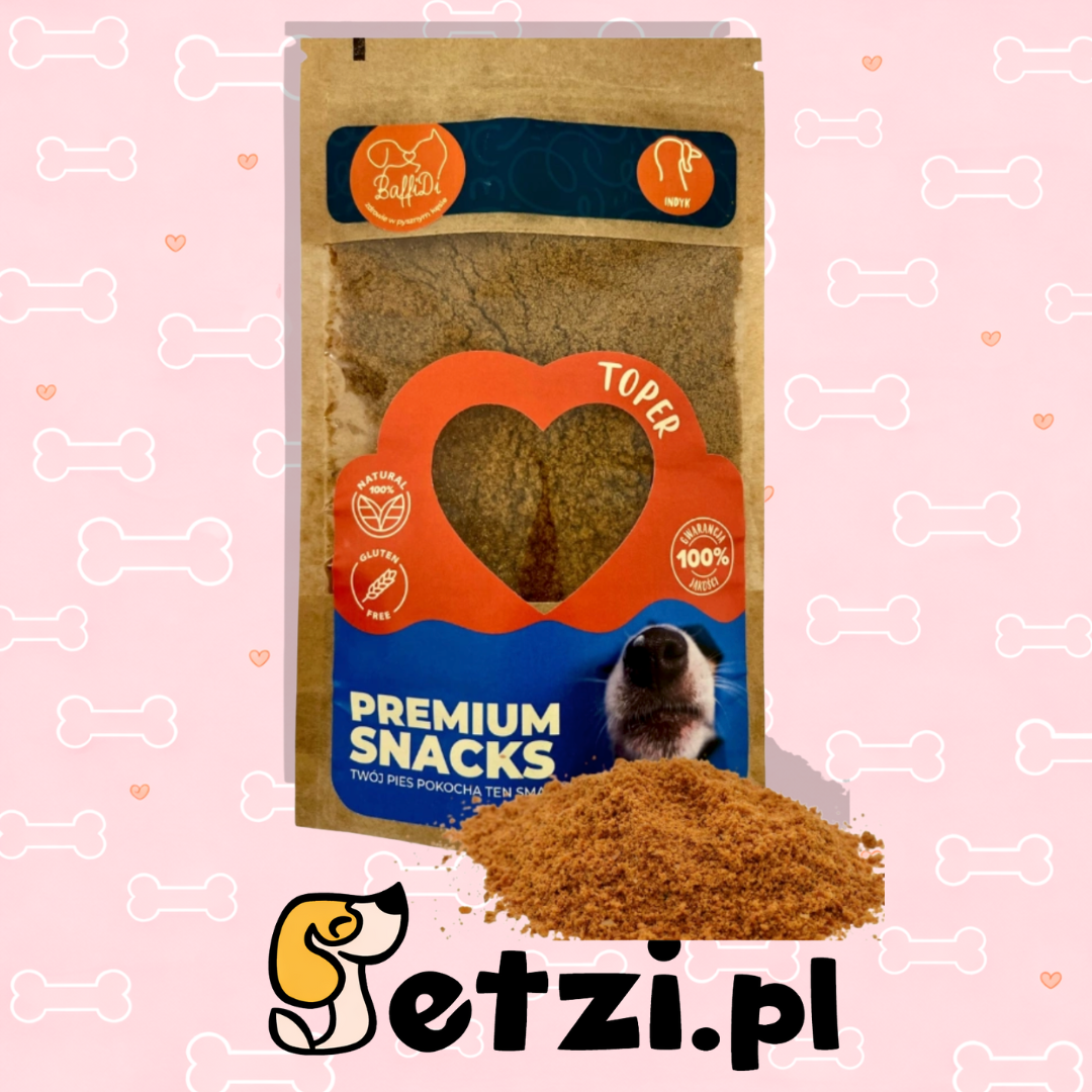 BAFFIDI TOPER PRZYSMAKI DLA PSA SUSZONE MIĘSO INDYK 100G