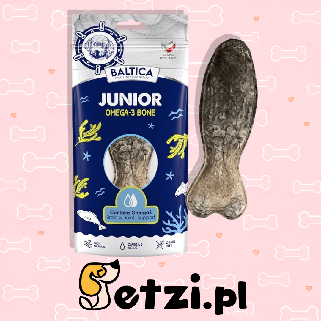 BALTICA EXCELLENT GRYZAK DLA PSA KOŚĆ JUNIOR OMEGA3 BONE 1SZT