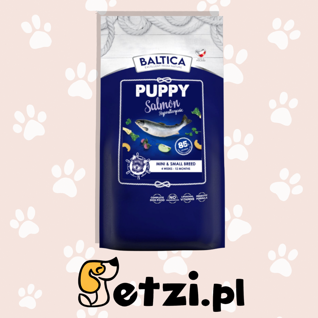 BALTICA HIPOALERGICZNA SZCZENIAK SUCHA KARMA DLA PSA SALMON XS/S 3KG