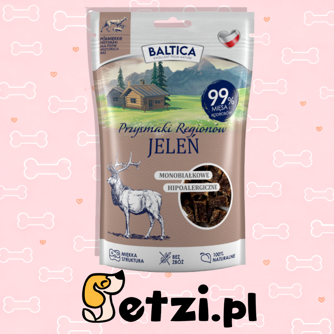 BALTICA PRZYSMAKI REGIONÓW PRZYSMAKI DLA PSA JELEŃ 80G
