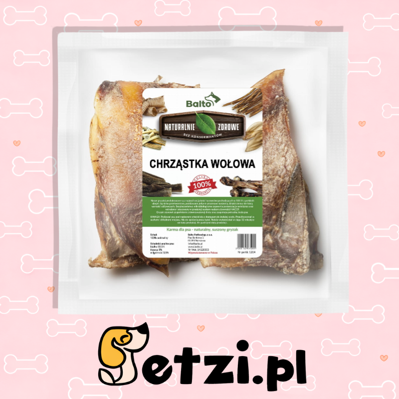 BALTO GRYZAK DLA PSA CHRZĄSTKA WOŁOWA 250G