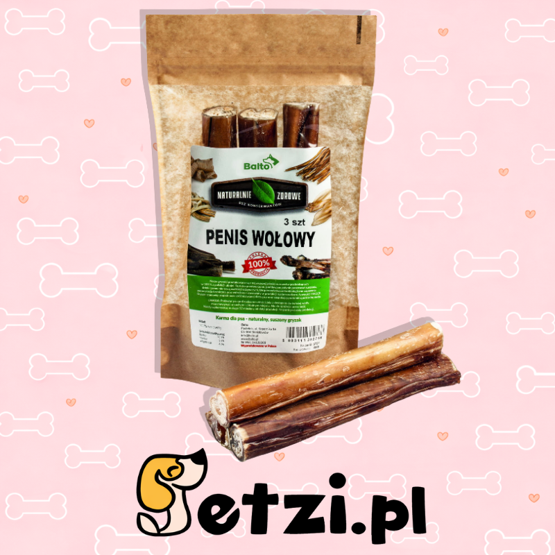BALTO GRYZAK DLA PSA PENIS WOŁOWY 100G