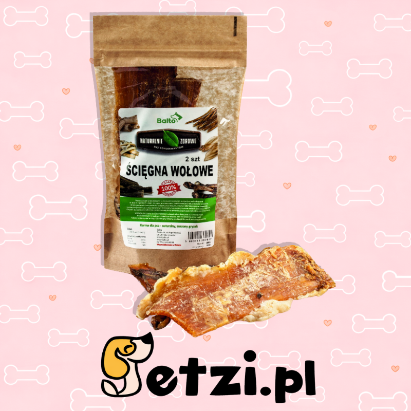 BALTO PREMIUM GRYZAK DLA PSA ŚCIĘGNA WOŁOWE
