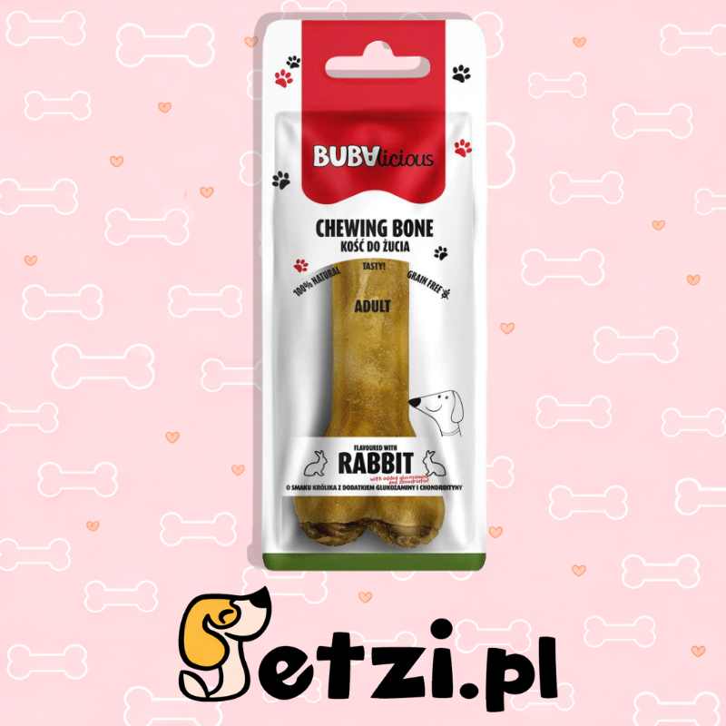 BUBA BUBALICIOUS GRYZAK DLA PSA KOŚĆ NA STAWY KRÓLIK 12CM
