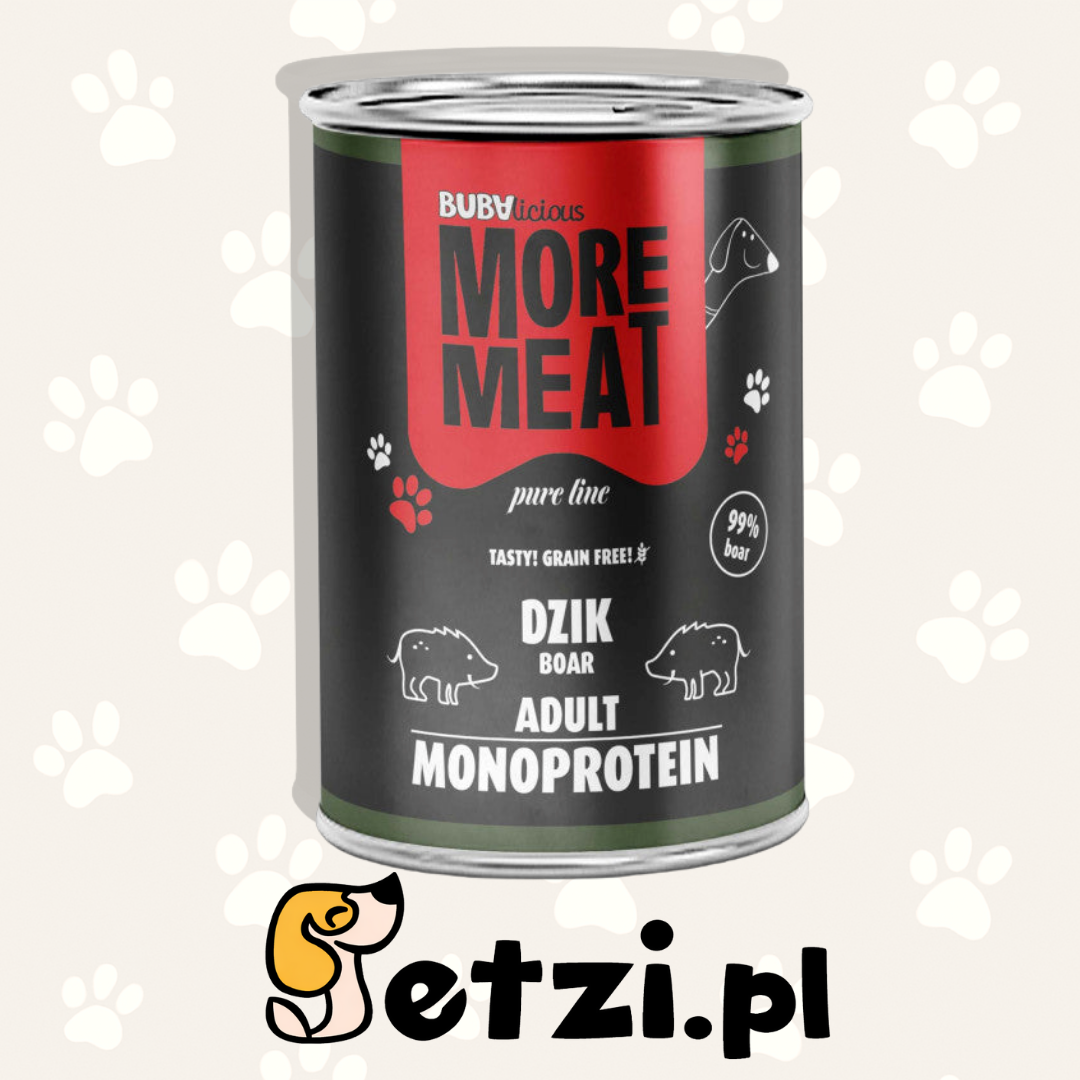 BUBA BUBALICIOUS MONO PURE MOKRA KARMA DLA PSA DZIK 400G