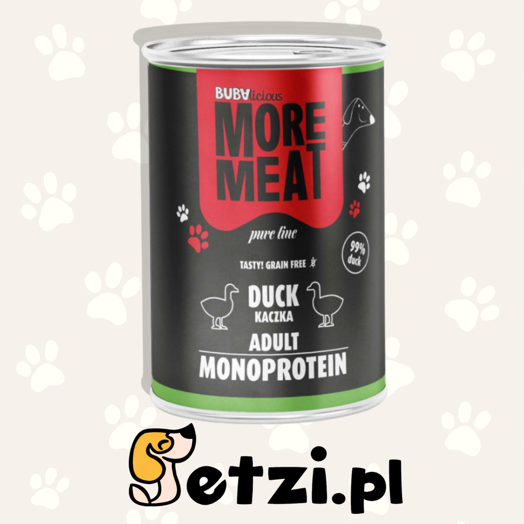 BUBA BUBALICIOUS MONO PURE MOKRA KARMA DLA PSA KACZKA 400G