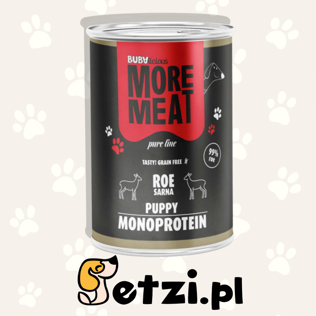 BUBA BUBALICIOUS MONO PURE PUPPY MOKRA KARMA DLA PSA SARNA 400G