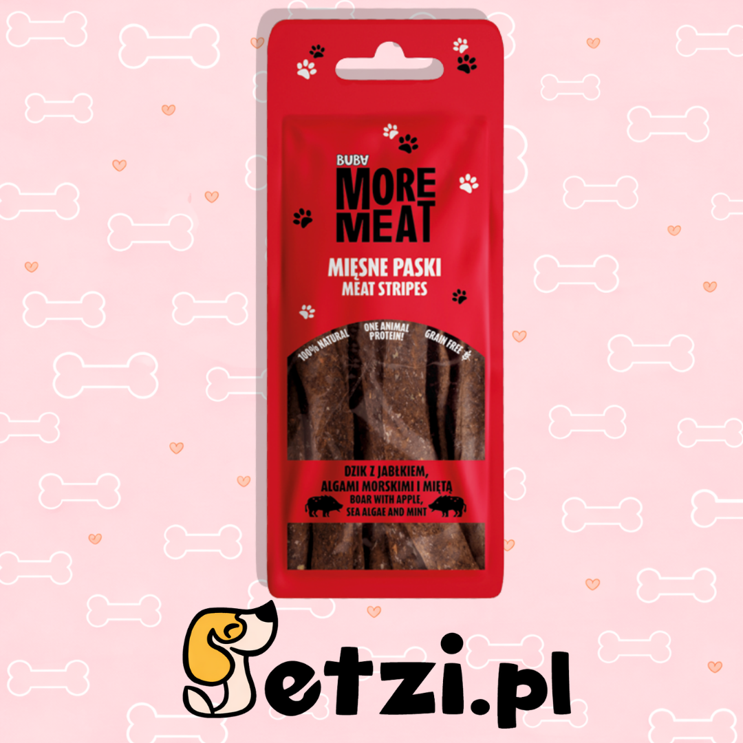 BUBA MORE MEAT PASKI DZIK JABŁKO ALGI 70G