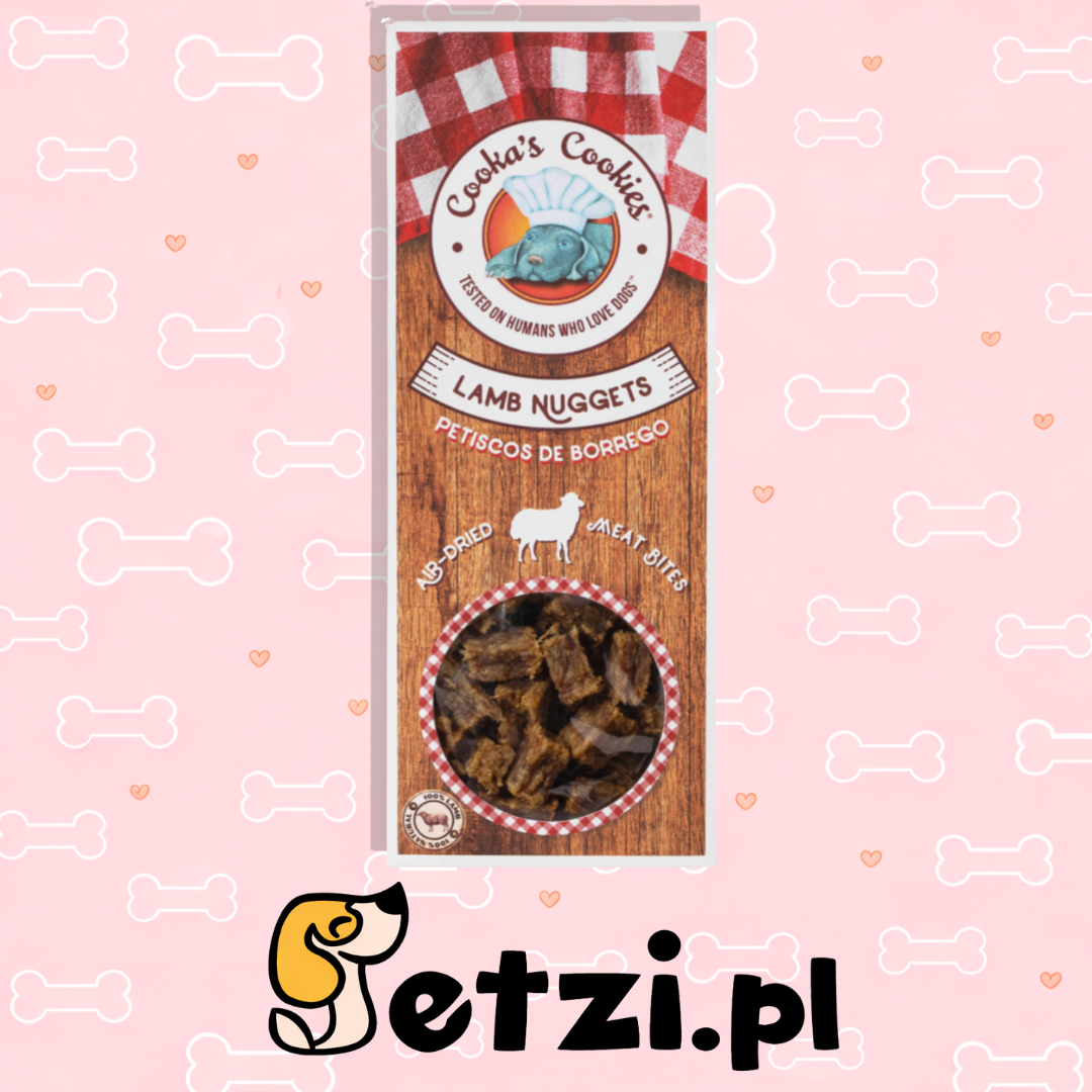 COOKAS COOKIES PRZYSMAKI DLA PSA LAMB NUGGETS NUGGETSY Z JAGNIĘCINY 60G
