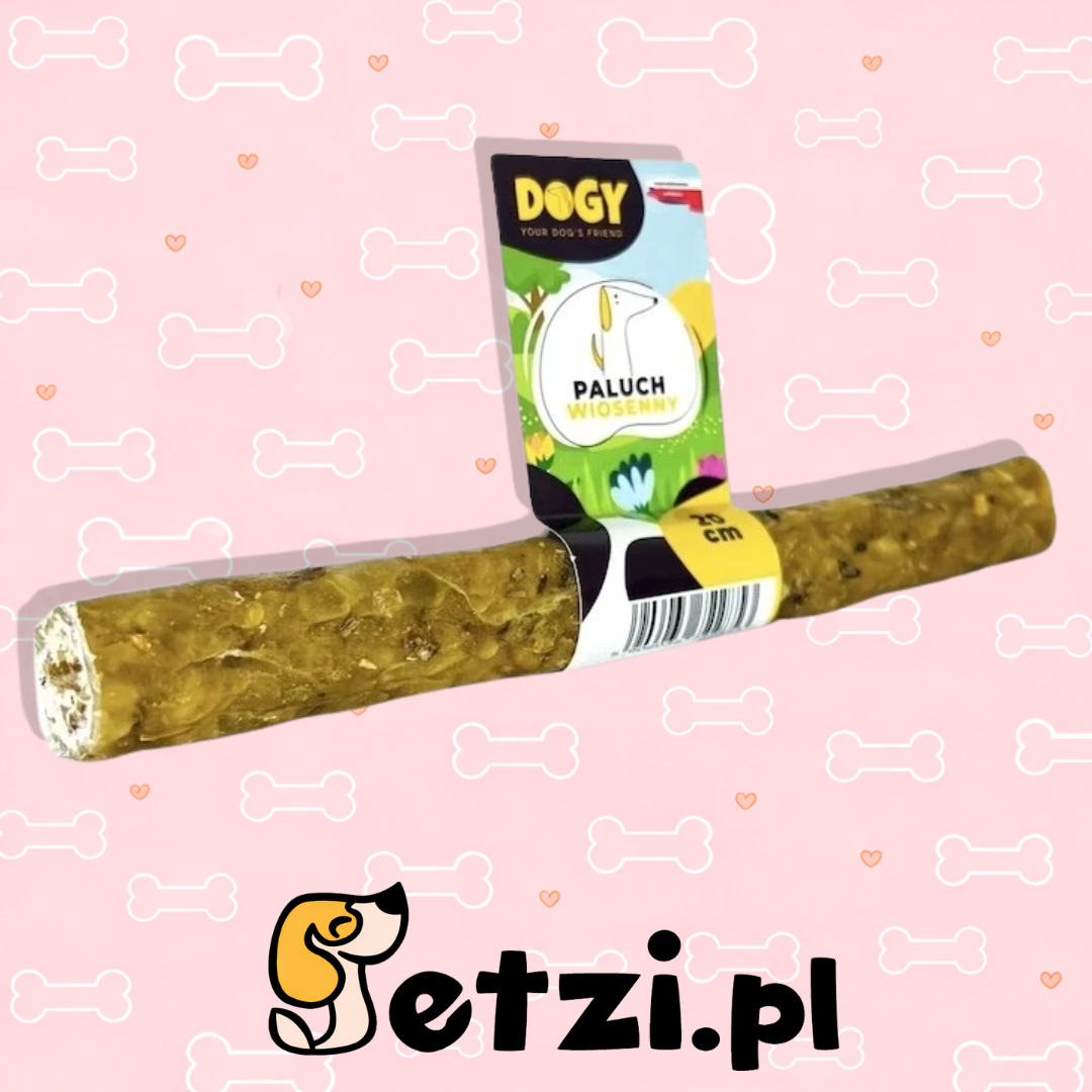 DOGY PALUCH WIOSENNY ZE SZPARAGAMI I SEREM CHEDDAR 20CM DLA PSA