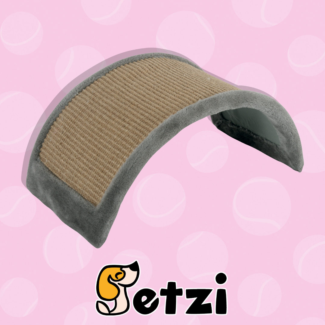 ZOLUX SIZAL ŁUK DRAPAK DLA KOTA, SZARY, 43X25X21CM