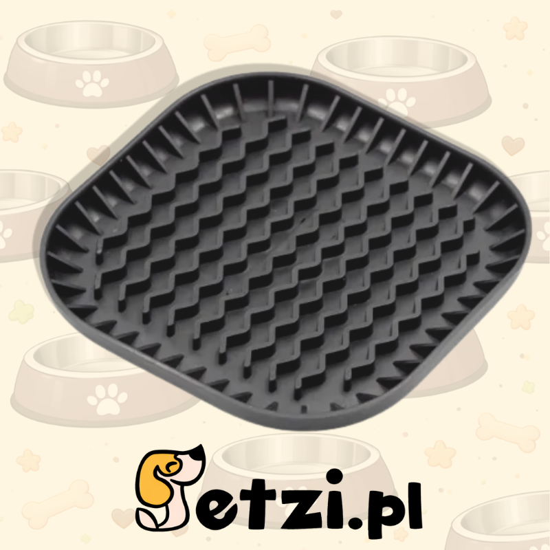 FIBOO FIBOOWL S CIEMNY SZARY - MISKO-MATA SPOWALNIAJĄCA