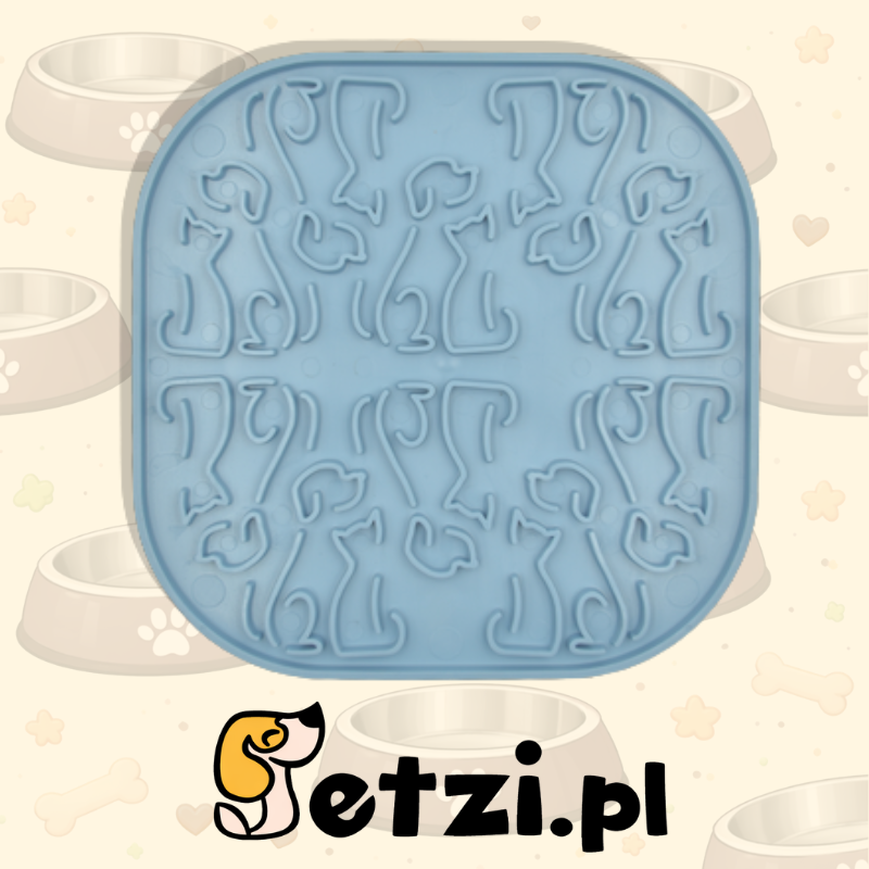 FIBOO LOLLIPOP - CIEMNY NIEBIESKI - MATA DO LIZANIA 19 × 19CM