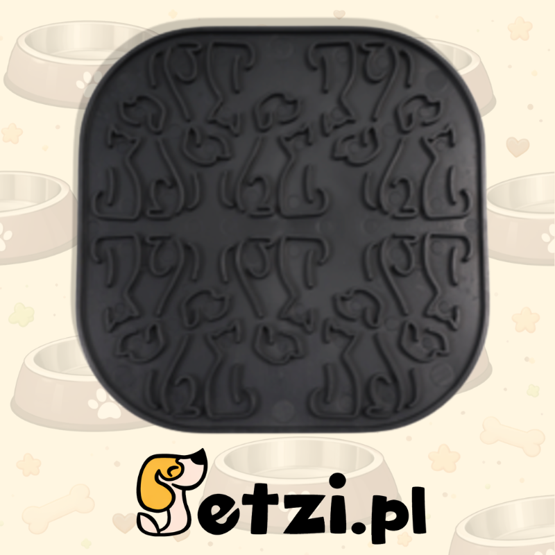 FIBOO LOLLIPOP - CZARNY - MATA DO LIZANIA 19 × 19CM