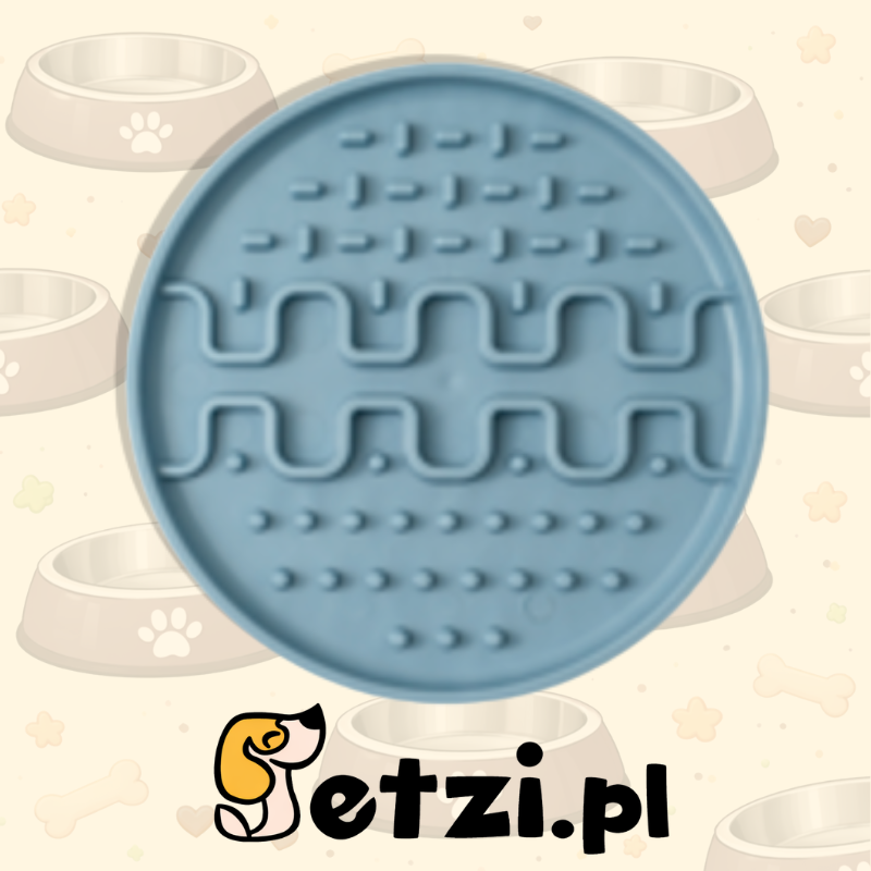 FIBOO LOLLIPOP MINI CIEMNY NIEBIESKI - WKŁADKA DO MISKI Ø 13 CM