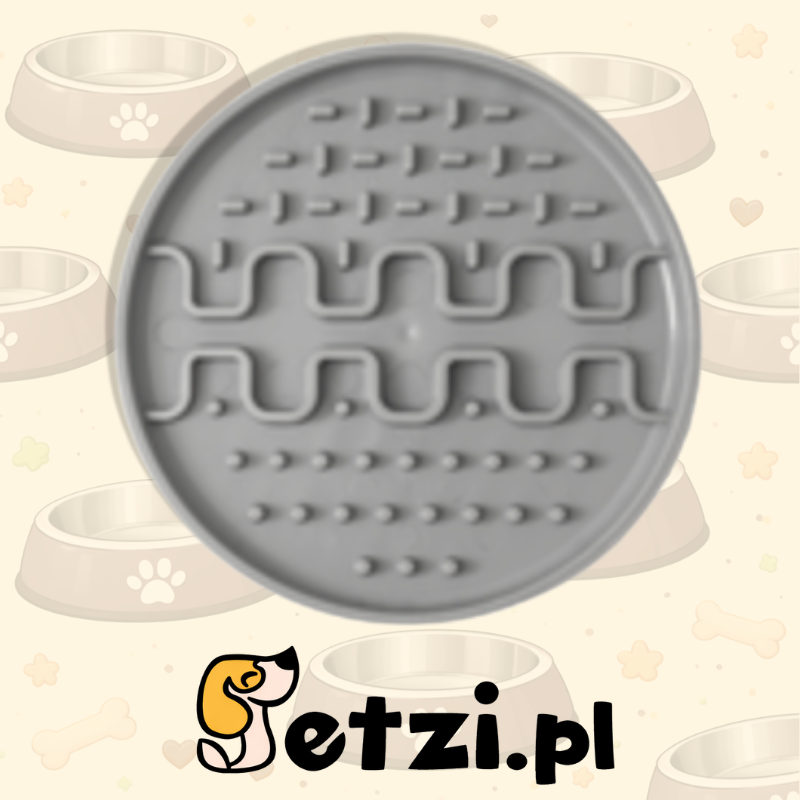 FIBOO LOLLIPOP MINI JASNY SZARY - WKŁADKA DO MISKI Ø 13 CM