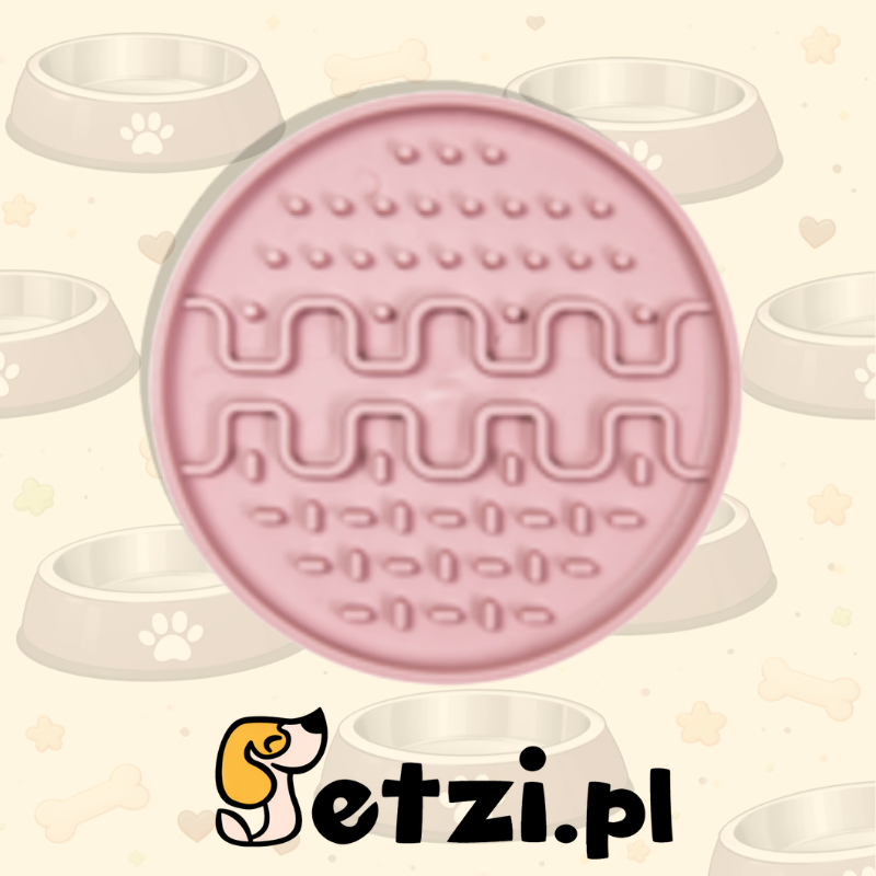 FIBOO LOLLIPOP MINI RÓŻOWY - WKŁADKA DO MISKI Ø 13 CM