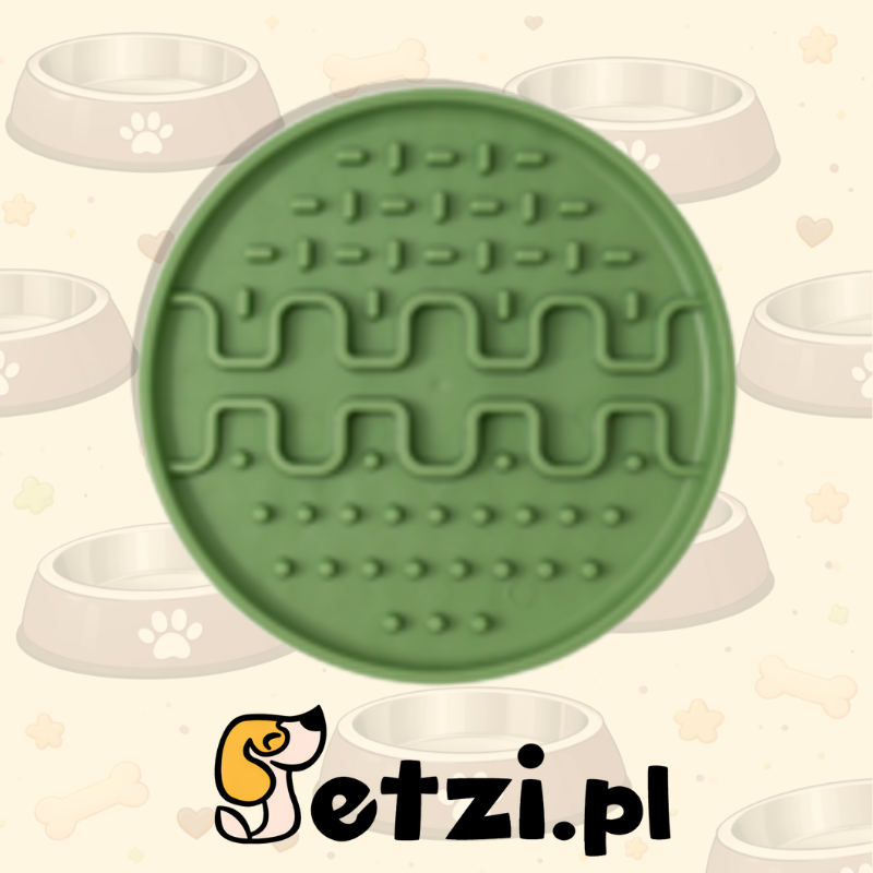 FIBOO LOLLIPOP MINI ZIELONY - WKŁADKA DO MISKI Ø 13 CM