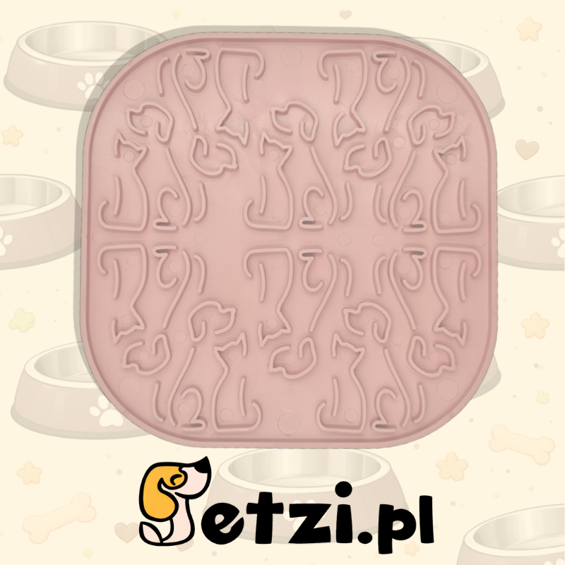 FIBOO LOLLIPOP STICKY RÓŻOWY - MATA DO LIZANIA 19X19CM