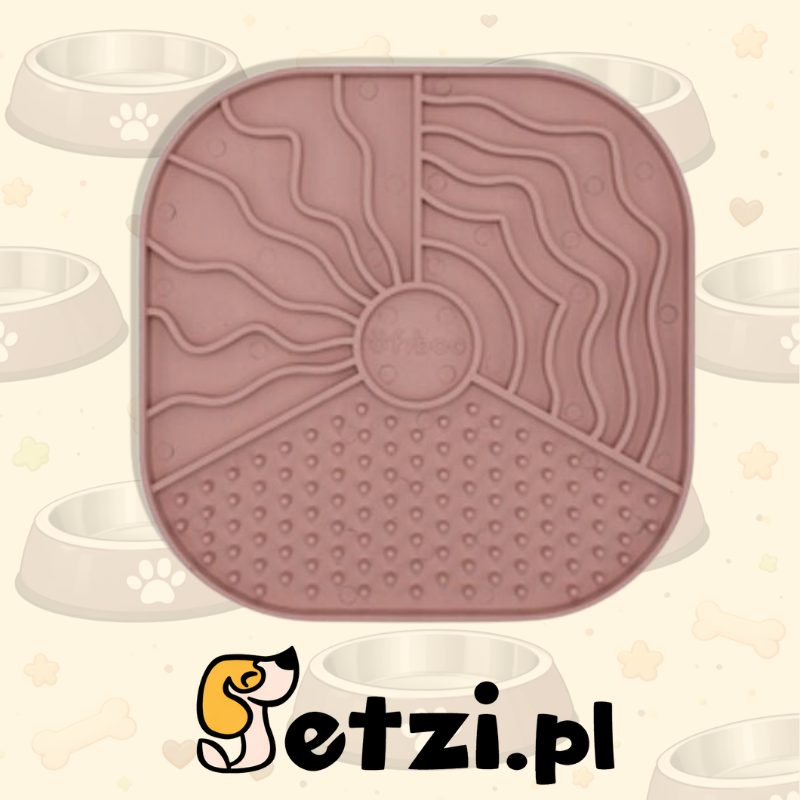 FIBOO LOLLIPOP WALLY RÓŻOWY - MATA DO LIZANIA 19 X 19CM