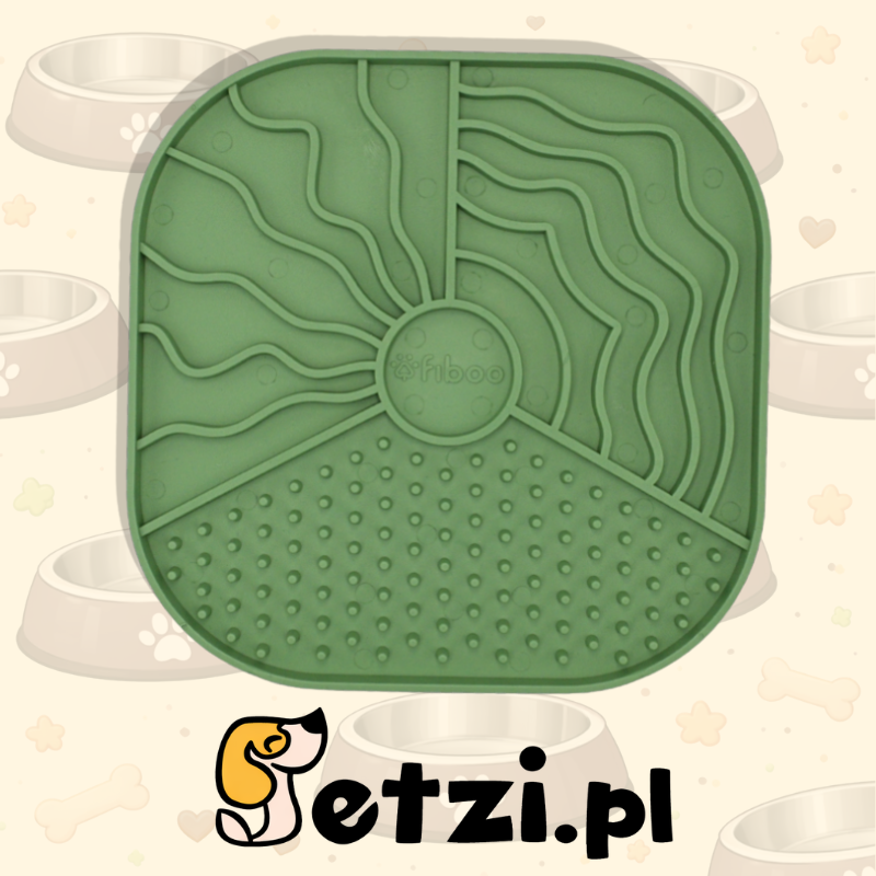 FIBOO LOLLIPOP WALLY ZIELONY - MATA DO LIZANIA 19 X 19CM