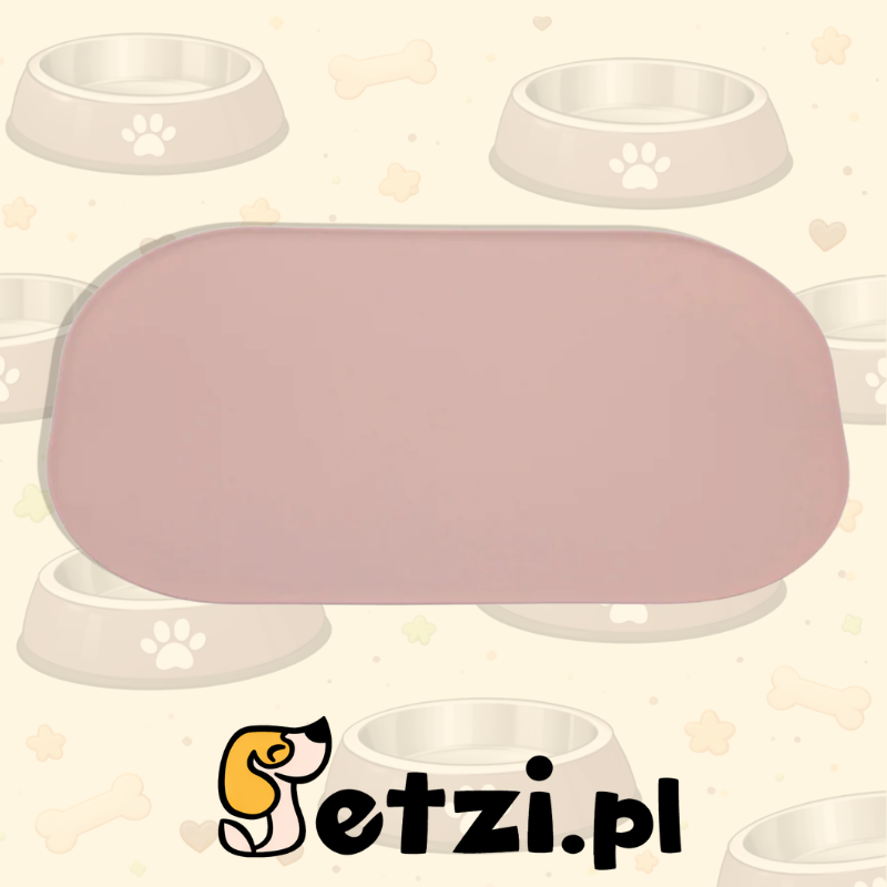 FIBOO MATA 47X30 RÓŻOWY - MATA ANTYPOŚLIZGOWA