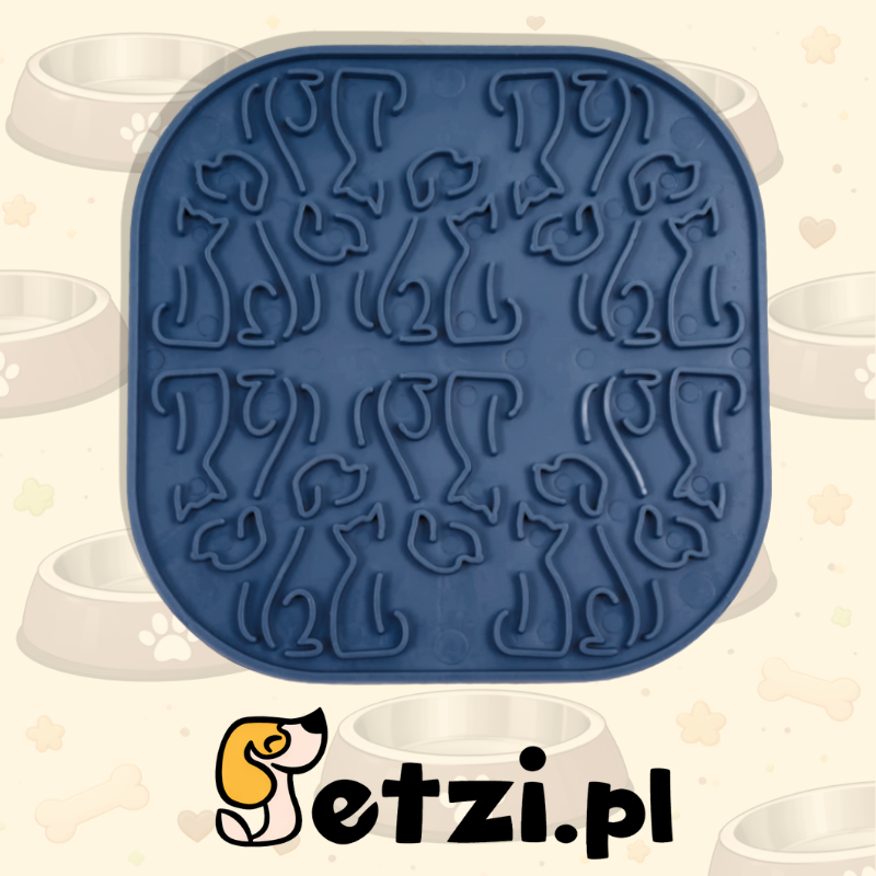 FIBOO MATA LOLLIPOP - GRANATOWY - MATA DO LIZANIA 19 X 19CM