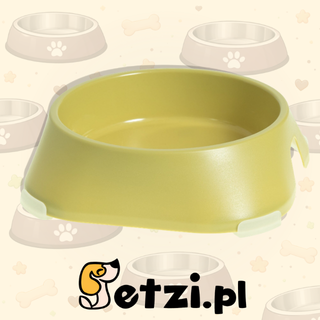 FIBOO MISKA L 700 ML ŻÓŁTY - STYLOWA I STABILNA MISECZKA