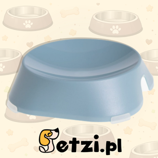 FIBOO MISKA PŁYTKA JASNY NIEBIESKI - EKOLOGICZNA I PRAKTYCZNA