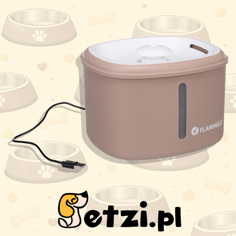FLAMINGO DRINKING FOUNTAIN FINTO BEIGE 2,5L