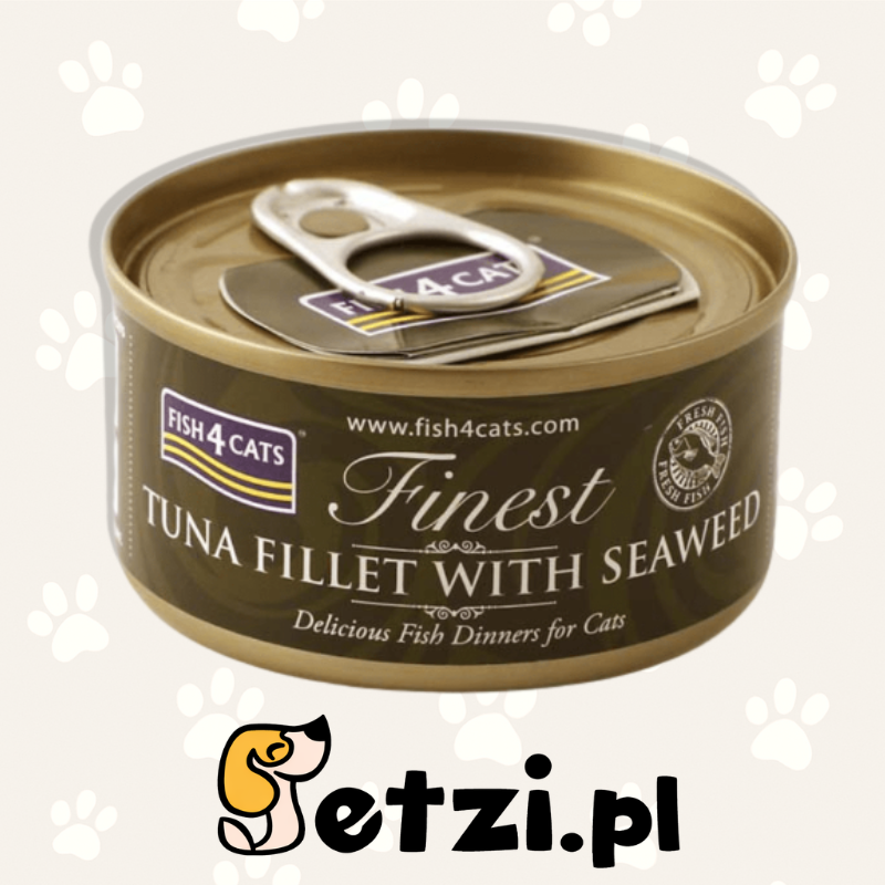 FISH4CATS MOKRA KARMA DLA KOTA FILLET WITH SEAWEED 70G