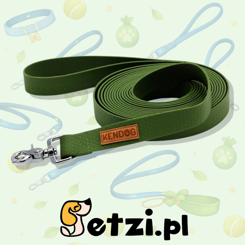 KENDOG SMYCZ TRENINGOWA PVC KHAKI 25MM 10M