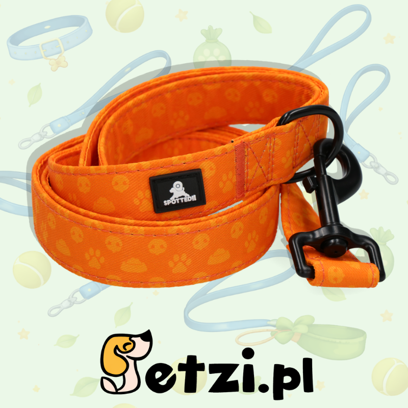 SPOTTED! PRO LEASH ORANGE 120CM