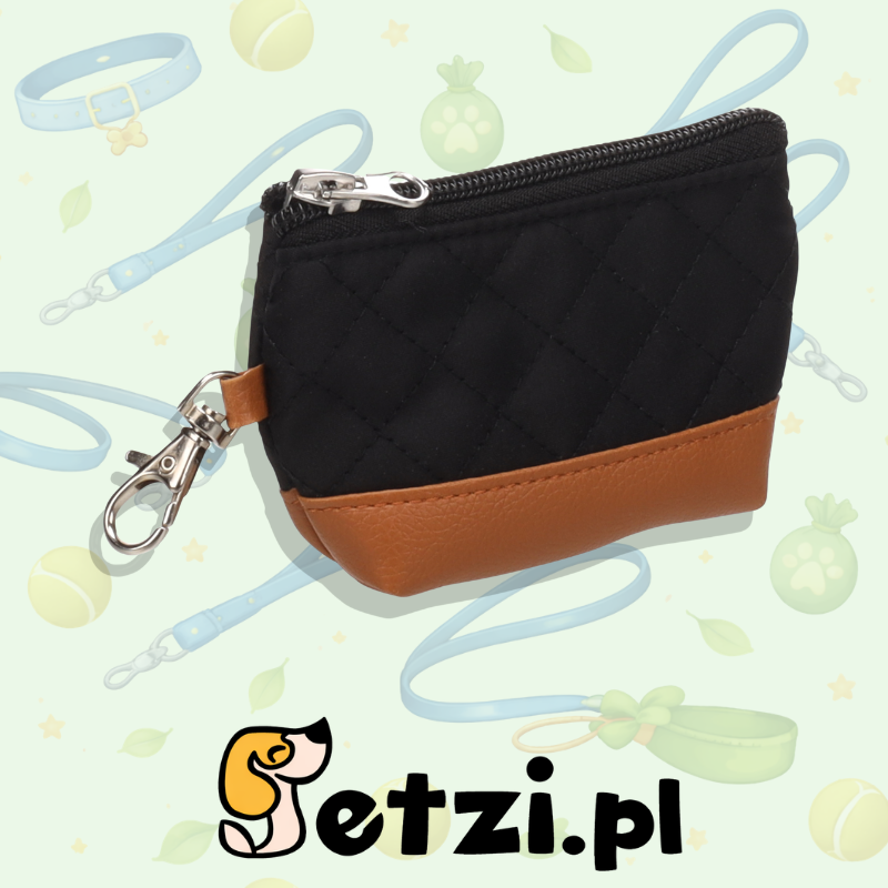 FLAMINGO POOP BAG DISPENSER CELLIE BLACK 10,5X3,5X8CM