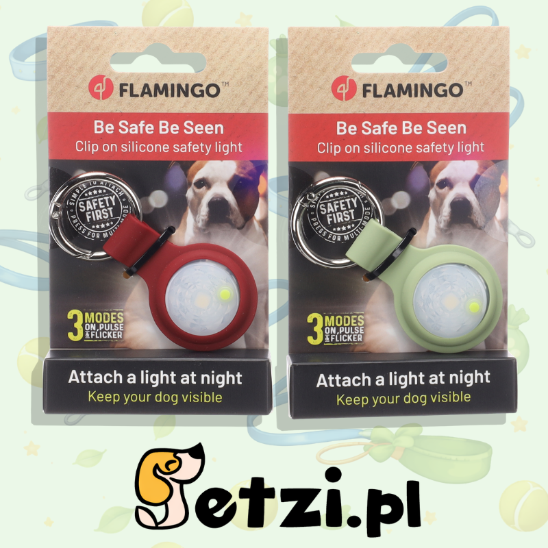 FLAMINGO SAFETY LIGHT SPARO MULTIPLE COLOURS 8,5CM